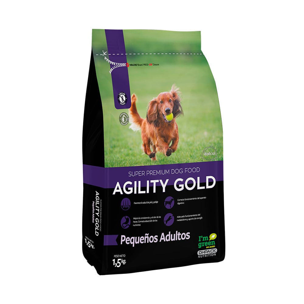 AGILITY PEQ ADUL *1,5KG GOLD
