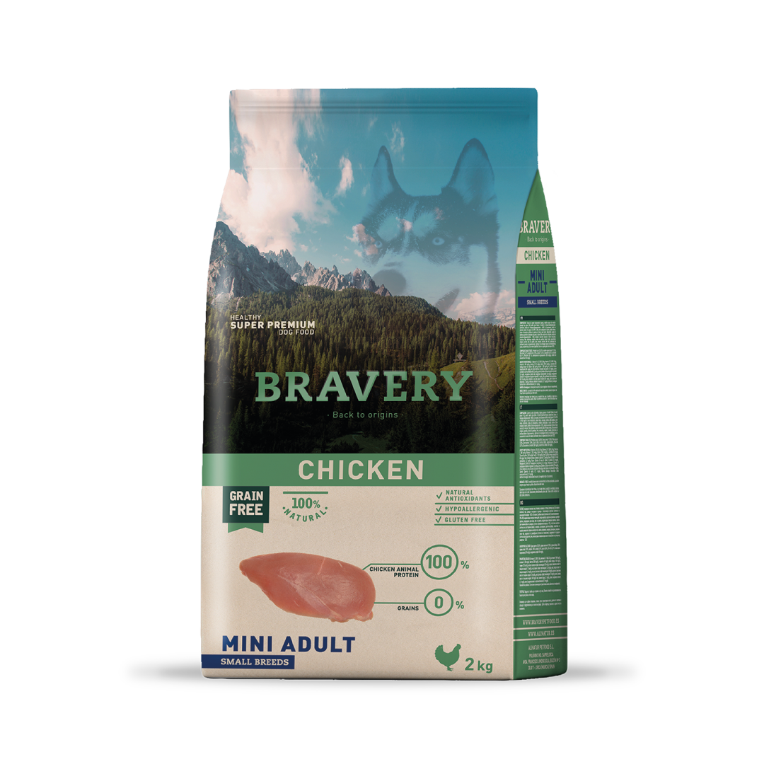BRAVERY CHICKEN MINI ADULT SMALL 2KG