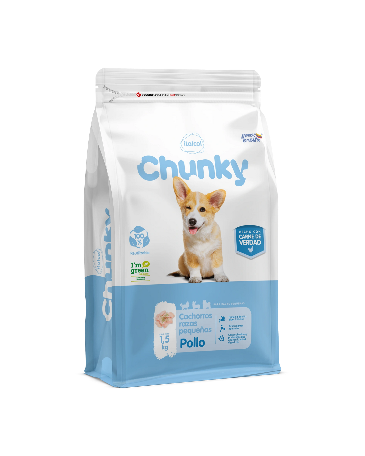 CHUNKY CACH RAZAS PEQ PACK (10*500G)POLLO
