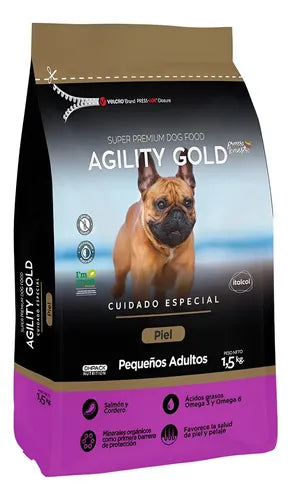 AGILITY PEQ ADUL PIEL*8KG