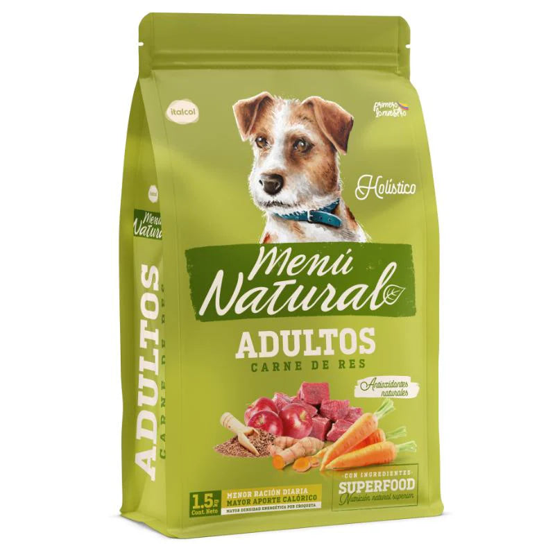 MENU NATURAL EXT PERRO RES PACK (2*1.5KG)