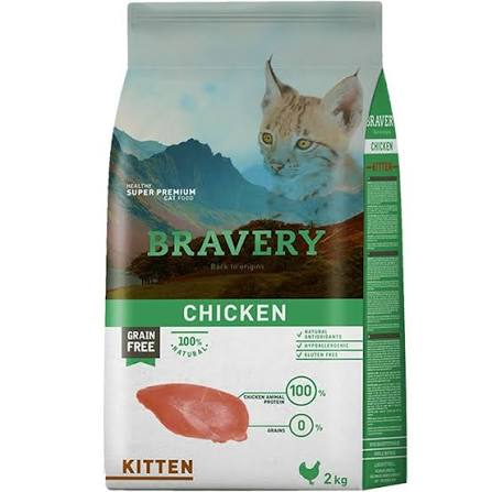 BRAVERY CHICKEN KITTEN 2KG