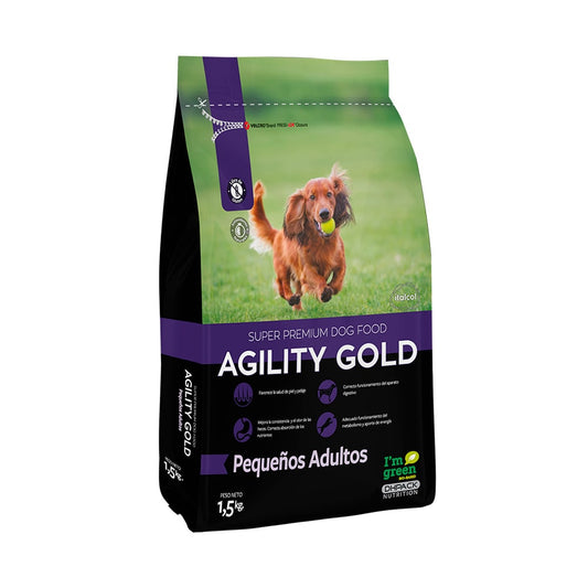 AGILITY PEQ ADUL *1,5KG GOLD