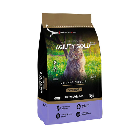 AGILITY GOLD GATOS ESTERILIZADOS (1,5)