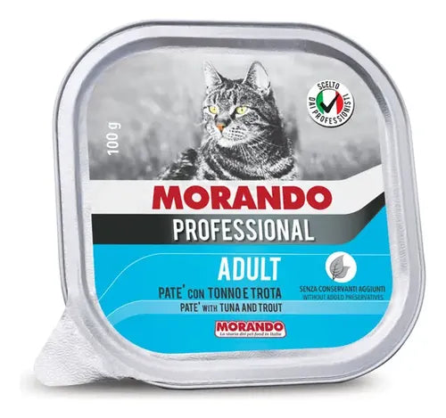 MORANDO PROF CAT CON TUNA Y TRUCHA 100GR (AZUL)