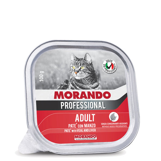 MORANDO PROF. CAT CARNE DE RES 100GR