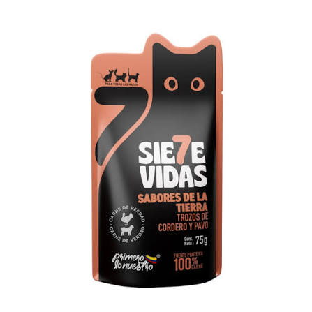 7 VIDAS TROZOS SABORES TIERRA X75GR